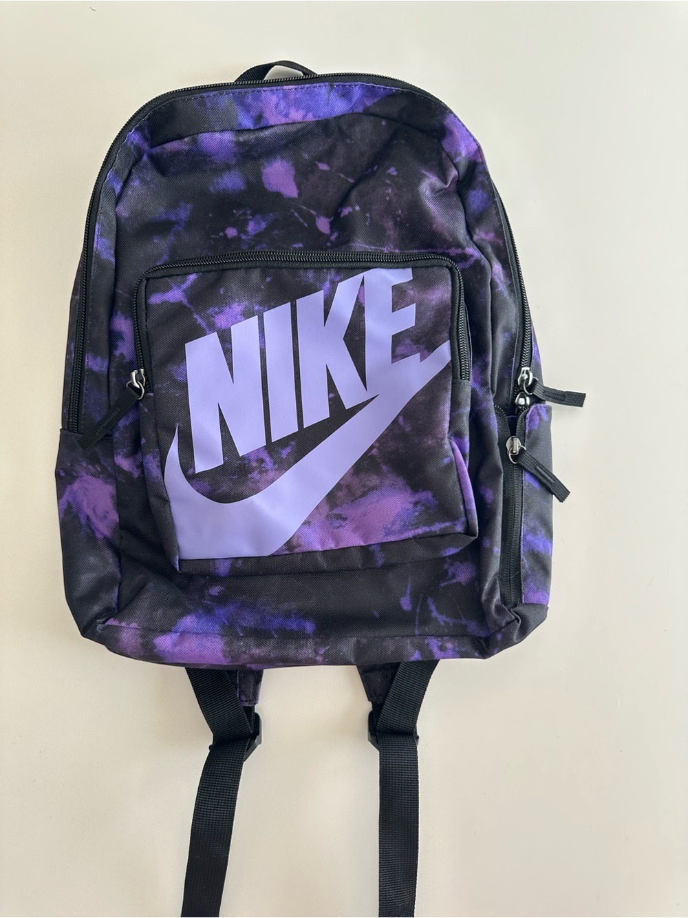 Nike Purple & Black Tie-Dye Backpack